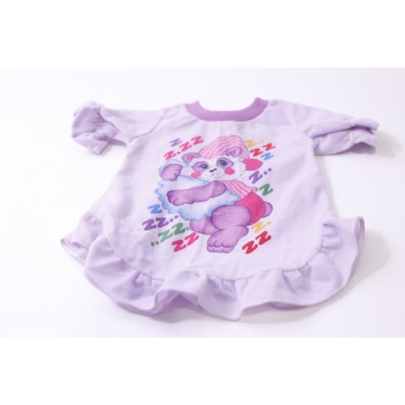 Sleepy Bear Gown for Cabbage Patch Kids, Purple, Doll Clothing, ~ 250910-WH 1356 - Picture 1 of 2